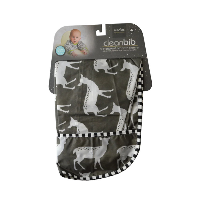 Kushies® - Kushies Cleanbib – Waterproof with Sleeves size 4-6 years