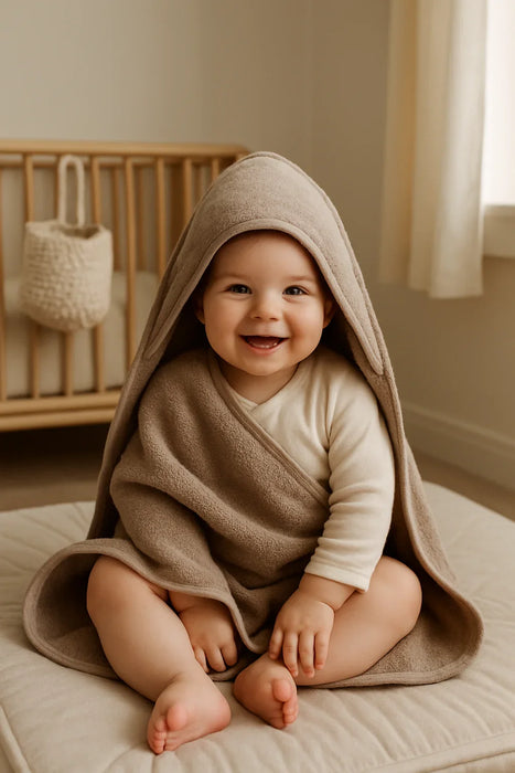 Kushies® - Kushies Hooded Baby Towel – Mocha