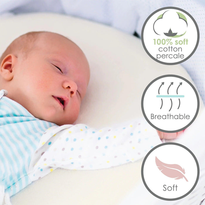 Kushies® - Kushies Percale Bassinet Fitted Sheet