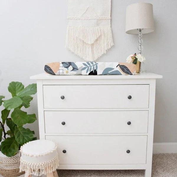 Kushies® - Kushies Percale Dream Change Pad Cover - Palm Breeze