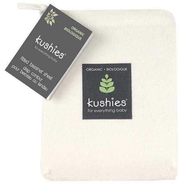 Kushies® - Kushies® 100% Certified Organic Cotton Jersey Fitted Bassinet Sheet
