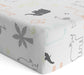 Kushies® - Kushies S730-201 Percale Crib Sheets - Jungle Animal