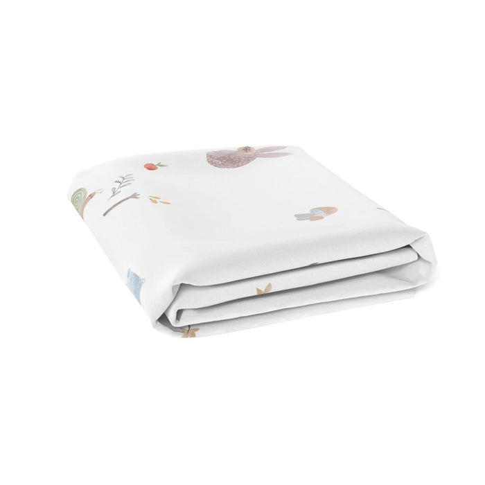 Kushies® - Kushies S730-216 Percale Crib Sheets - Forest Animals