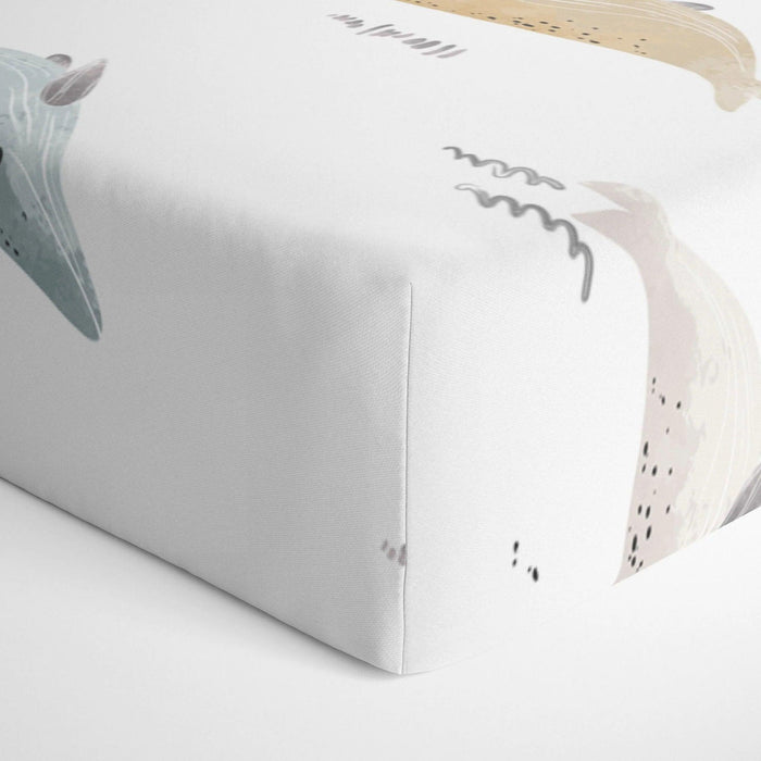 Kushies® - Kushies S730-216 Percale Crib Sheets - Forest Animals