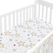Kushies® - Kushies S730-221 Percale Crib Sheets - Watercolour Sun