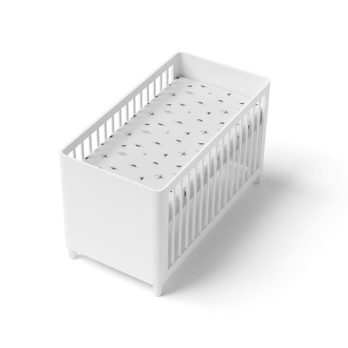 Kushies® - Kushies S730-221 Percale Crib Sheets - Watercolour Sun