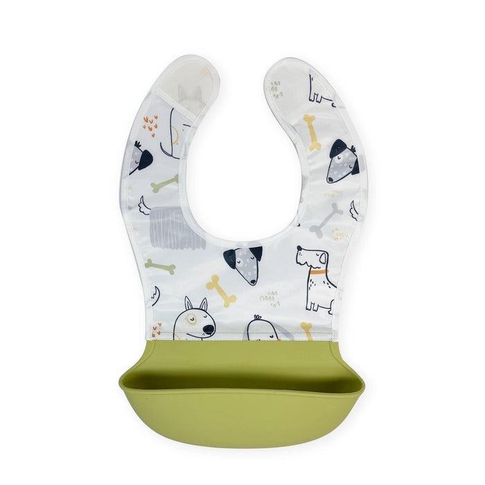 Kushies® - Kushies Silisoft Bib with Silicone Pocket