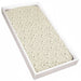 Natural color baby change pad cover with bubble circle pattern in white tray