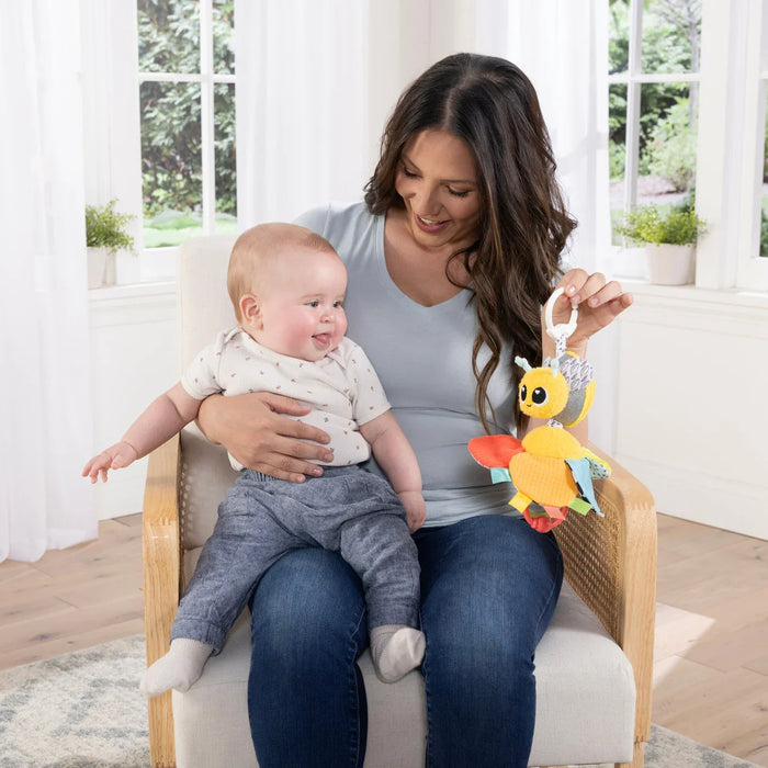 Lamaze® - Lamaze Buzzy the Bee Clip & Go Baby Developmental and Sensory Toy