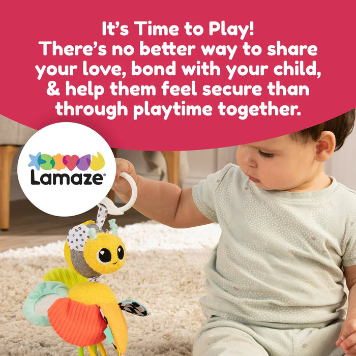 Lamaze® - Lamaze Buzzy the Bee Clip & Go Baby Developmental and Sensory Toy