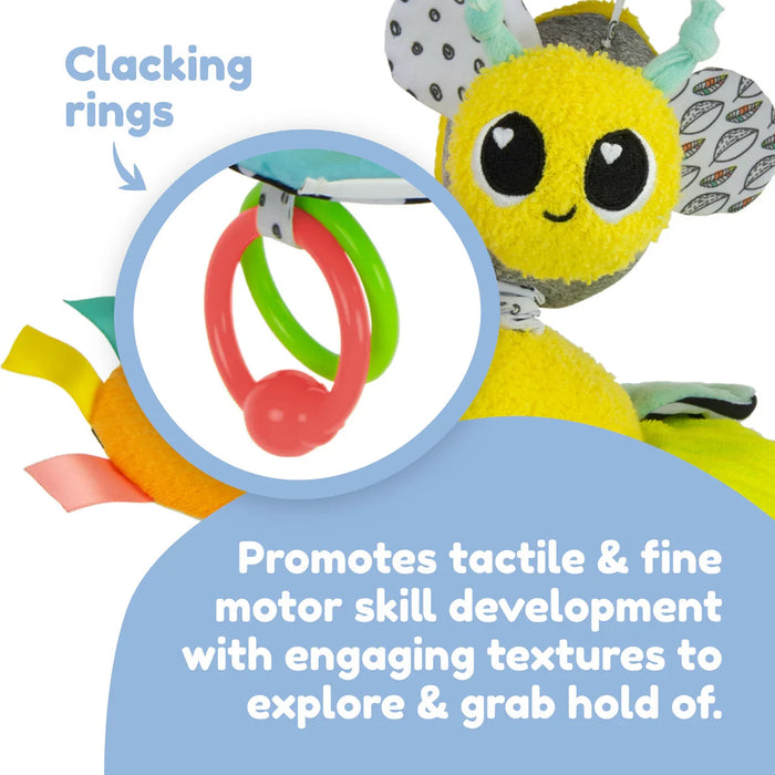 Lamaze® - Lamaze Buzzy the Bee Clip & Go Baby Developmental and Sensory Toy