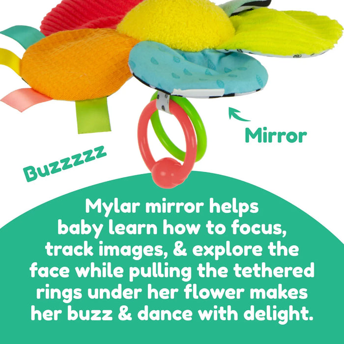 Lamaze® - Lamaze Buzzy the Bee Clip & Go Baby Developmental and Sensory Toy