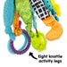 Lamaze® - Lamaze Captain Calamari Clip-On Stroller Toy – Sensory Octopus with Crinkles, Mirror, Rattles & Teethers – Developmental Baby Toy