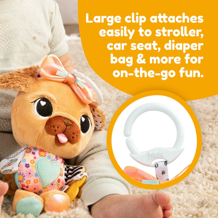 Lamaze® - Lamaze Lovey the Pug the Puppy Clip & Go Baby Toy