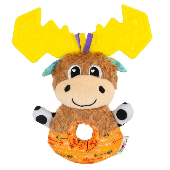 Lamaze Mortimer Moose Loop Rattle and Teether Toy — Goldtex