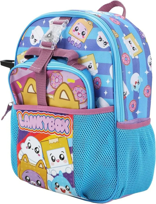 LankyBox®  Kids 4-Piece Backpack and lunch bag Set
