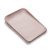 Leander Matty baby changing waterproof mat in soft pink shown on a white background.
