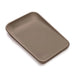 Leander Matty baby changing waterproof mat in brown shown on a white background.