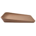 Leander Matty baby changing waterproof mat in brown shown on a white background.