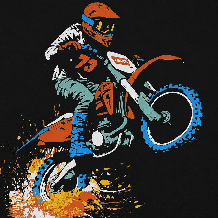 Levis® Boys Motocross Graphic T-Shirt – Sizes S-XL