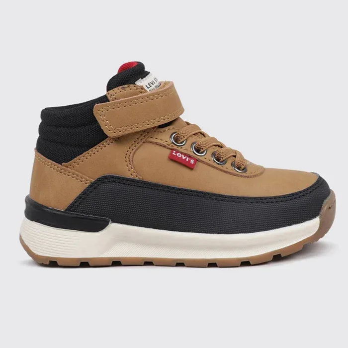 LEVIS® - Levi’s Ascot Mini Sneaker-Boot – Lightweight Kids’ Boot with Velcro & Elastic Laces (sizes 6 Toddler to 3.5 Youth)