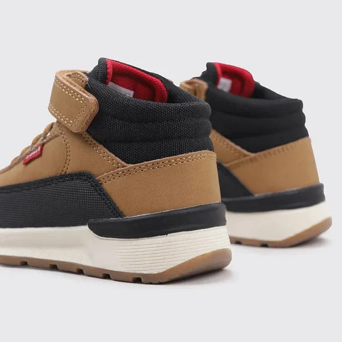 LEVIS® - Levi’s Ascot Mini Sneaker-Boot – Lightweight Kids’ Boot with Velcro & Elastic Laces (sizes 6 Toddler to 3.5 Youth)