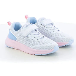 LEVIS® - Levi’s Hudson Kids Athletic Shoe – Sizes 11.5 to 4.5 Youth – White/Blue/Pink