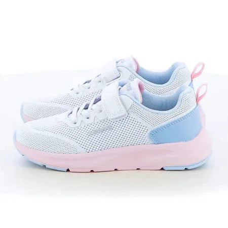 LEVIS® - Levi’s Hudson Kids Athletic Shoe – Sizes 11.5 to 4.5 Youth – White/Blue/Pink