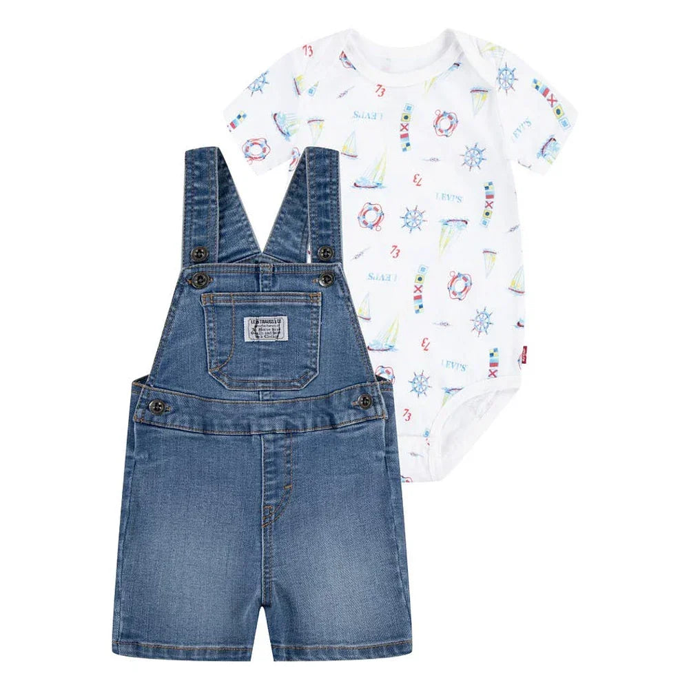 LEVIS® - LEVIS® Sailing Overalls Set – 12–24 Months