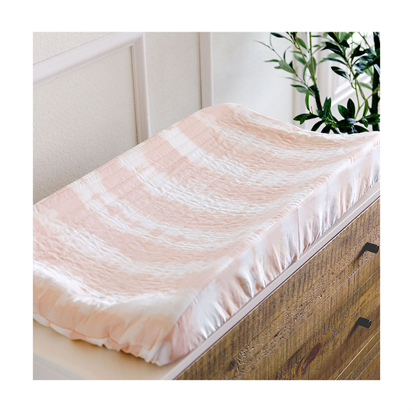 Crane Parker Baby Changing Pad Cover - Pink Tie-Dye