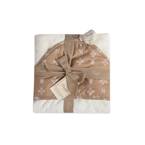 Crane Baby Hooded Towel - Ezra
