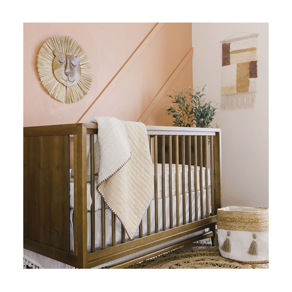 Crane Crib Bedding Baby Quilted Blanket - Kendi