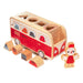 Lilliputiens - Lilliputiens Shape Sorter Wooden Bus Toy