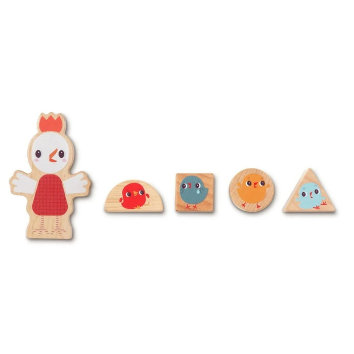 Lilliputiens - Lilliputiens Shape Sorter Wooden Bus Toy