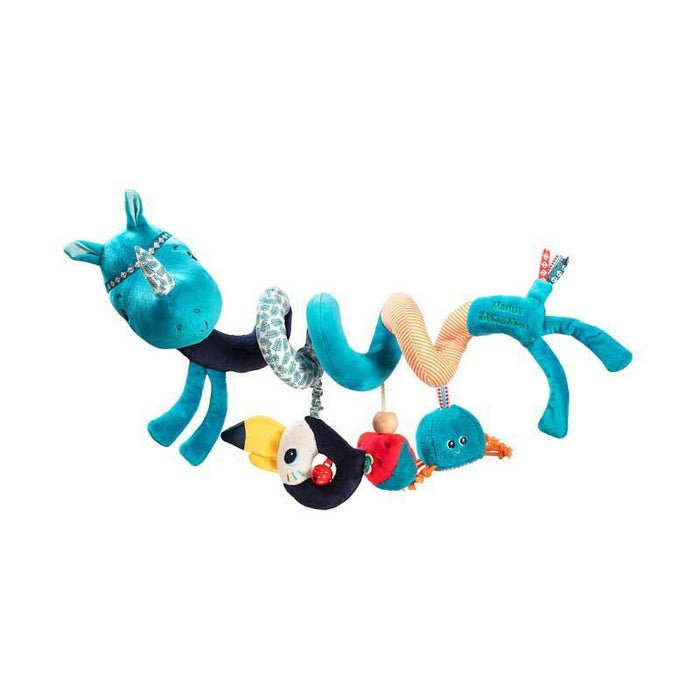 Lilliputiens - Lilliputiens Take-Along Baby Activity Spiral - Marius the Rhino