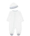 Little Me - Little Me 2-Way-Zip Footed One-Piece & Hat
