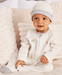 Little Me - Little Me 2-Way-Zip Footed One-Piece & Hat