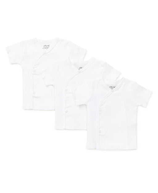 Little Me - Little Me 3-Pack Baby Snap T-Shirts - White