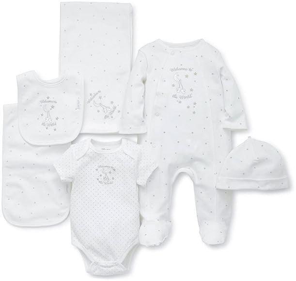 Little Me - Little Me 6-Piece Gift Box Baby Layette Set