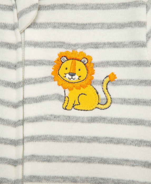 Little Me - Little Me Baby Pyjama Zip Footie Lion