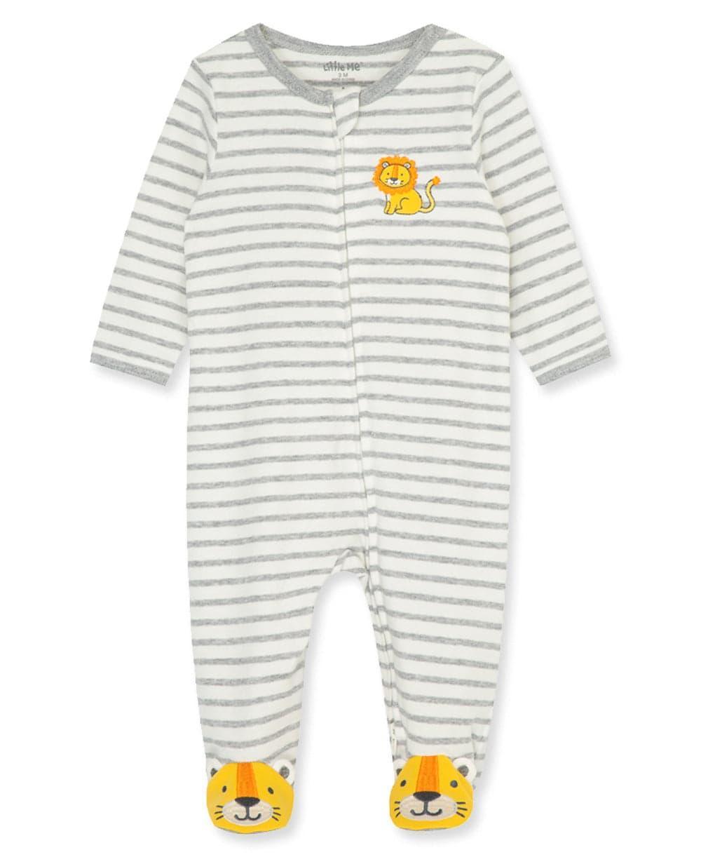Little Me - Little Me Baby Pyjama Zip Footie Lion