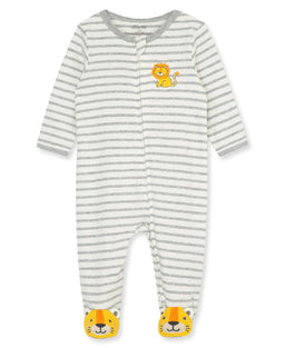 Little Me - Little Me Baby Pyjama Zip Footie Lion