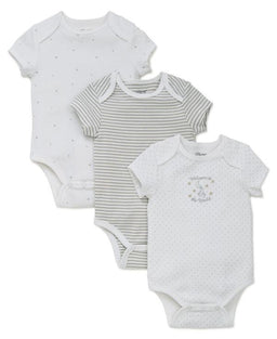 Little Me - Little Me Baby's 3-Pack Welcome to the World Bodysuits