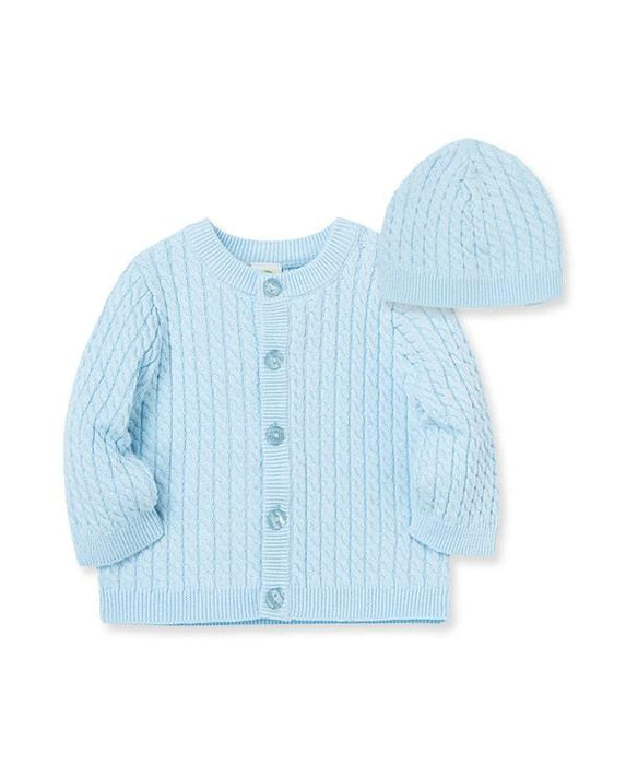 Little Me - Little Me Cable Sweater and Hat