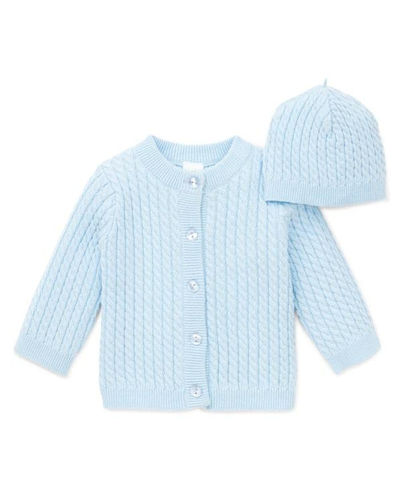 Little Me - Little Me Cable Sweater and Hat