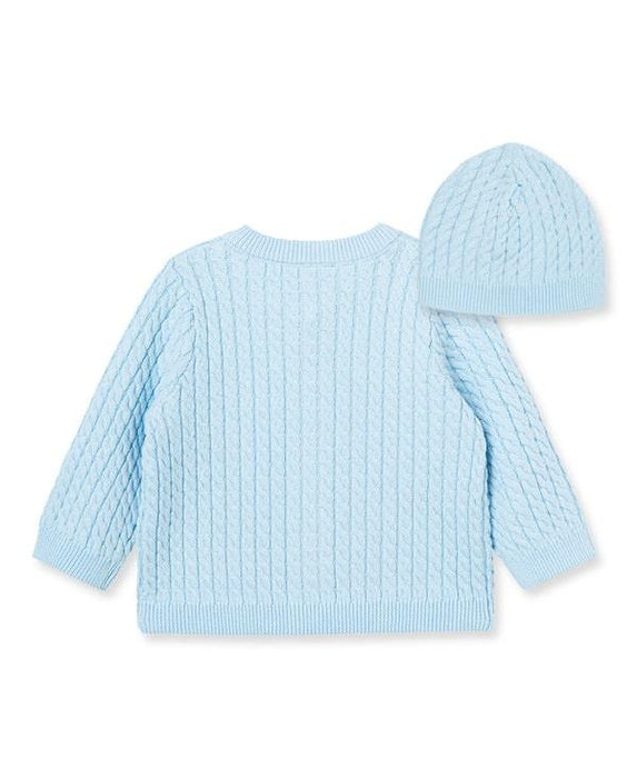 Little Me - Little Me Cable Sweater and Hat