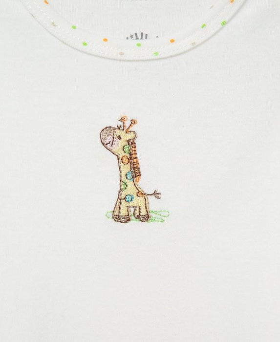 Little Me - Little Me Giraffe Baby Sleeper Gown and Hat 0-3 Months