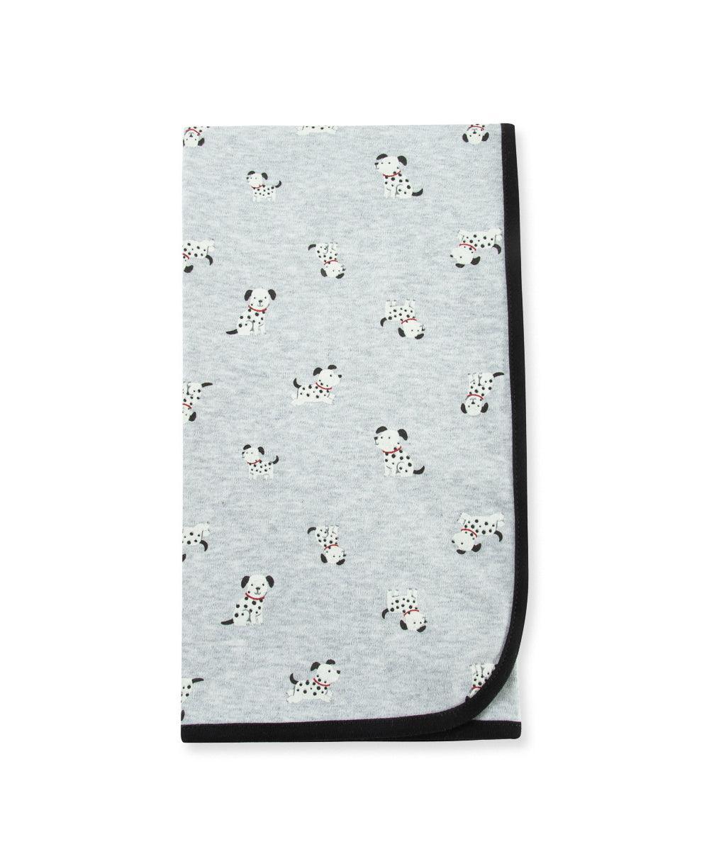 Little Me - Little Me Receiving Blankets - Dalmatians - Grey