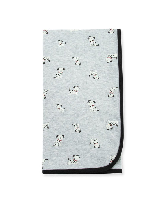 Little Me - Little Me Receiving Blankets - Dalmatians - Grey