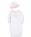 Little Me - Little Me Thank Heaven For Little Girls Sleeper Gown and Hat